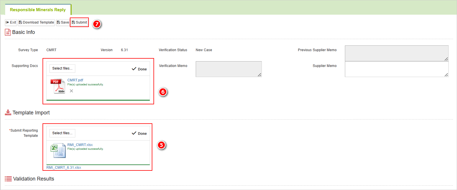 填寫責任礦產