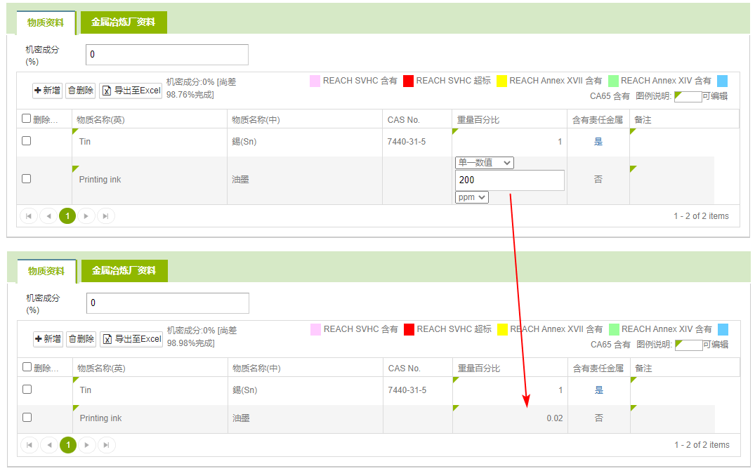 选择ppm