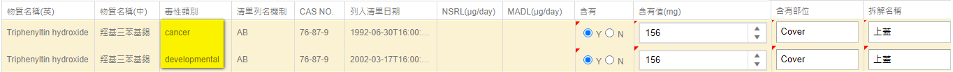 加州65填寫6