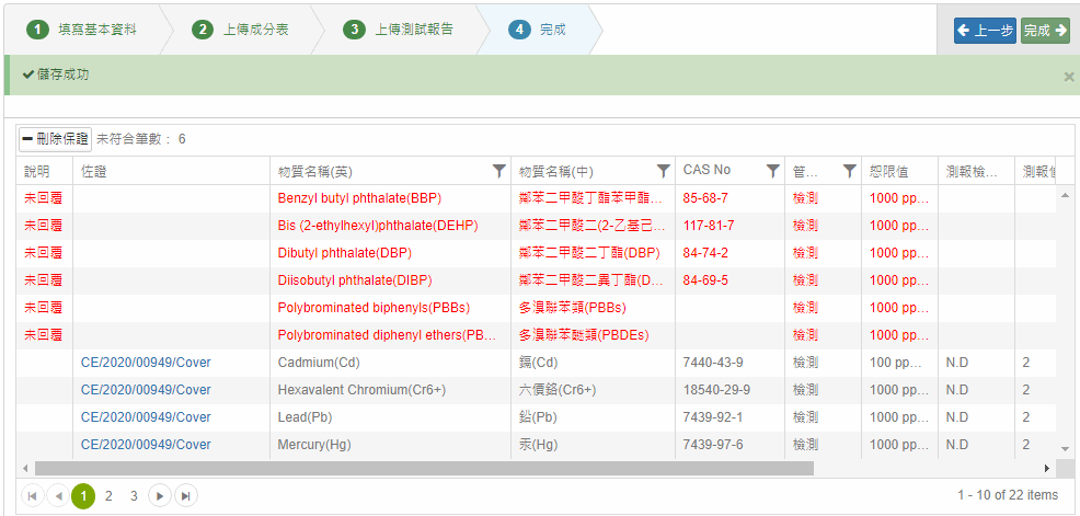 MCD不符合-適用拆解規範